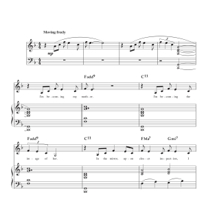 Becoming My Mother (Sheet Music Download)