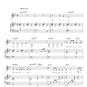 Hold Me (Sheet Music Download)