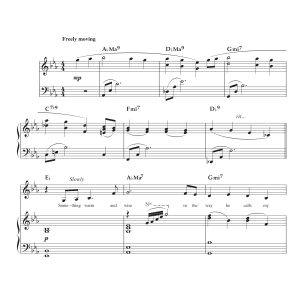 Something Warm and Wise (Sheet Music Download)