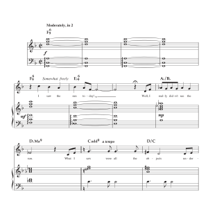 What I Saw (Sheet Music Download)